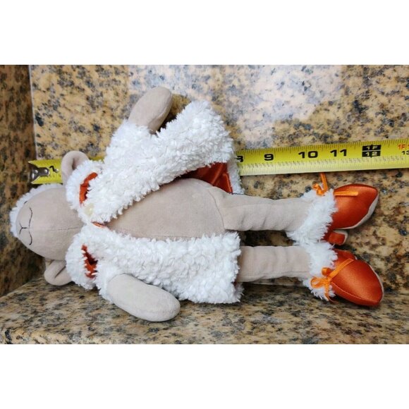 Jellycat Sheep Plush Toy In Orange High Heels And Shearling Coat 12" Fashion - Picture 10 of 11